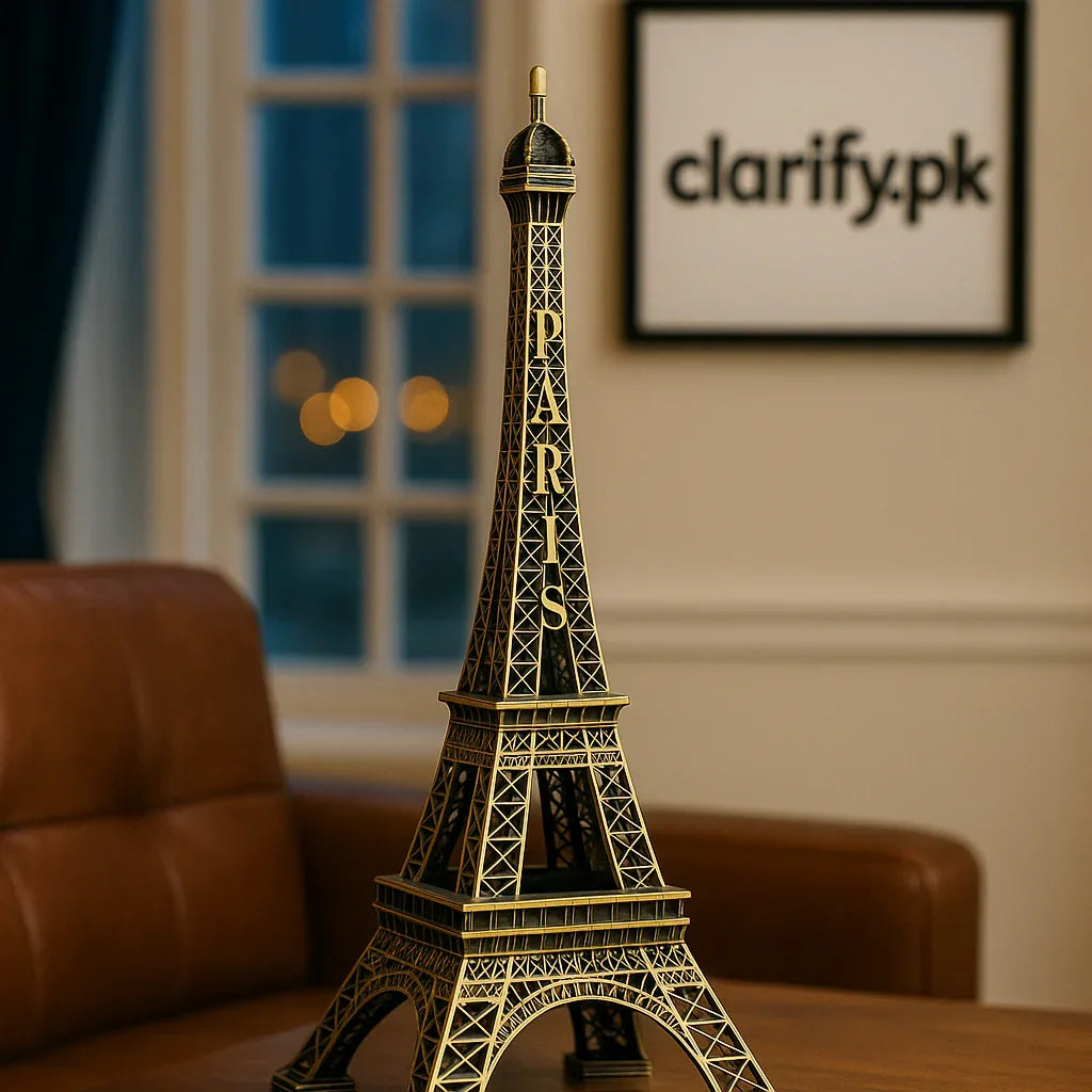 Metal Eiffel Tower Showpiece – Paris Decoration - Clarify.pk