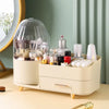 360 Degree Rotating Makeup Organizer with Brush Holder - Clarify.pk