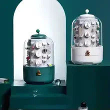 360 Rotating Jewelry Organizer with Elegant Design - Clarify.pk