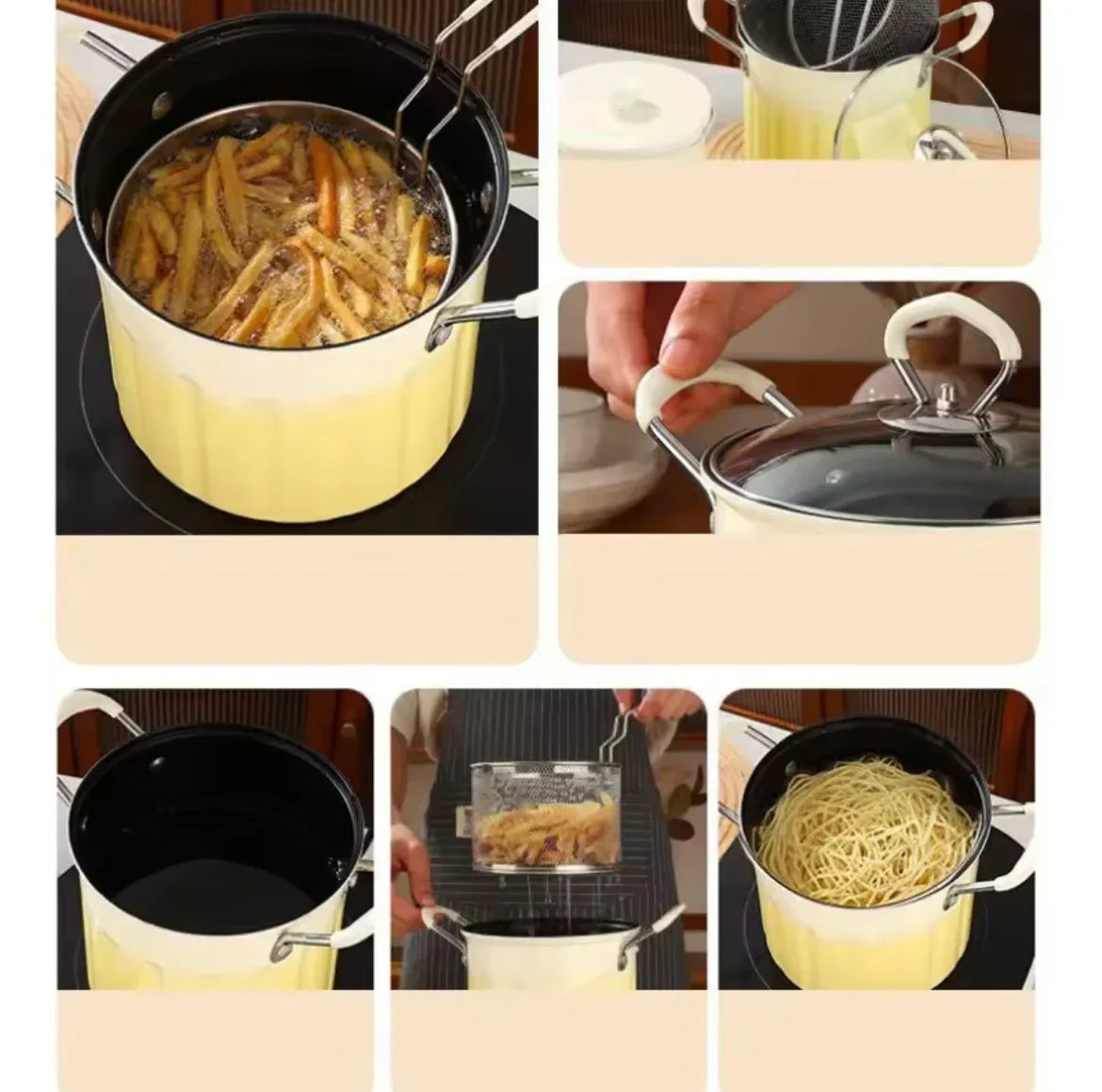 2 Liter Deep Fryer for Home Kitchen Use - Clarify.pk