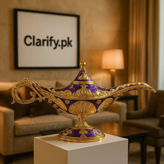 Metal Chirag for Home Décor – Antique Decor (Big) - Clarify.pk