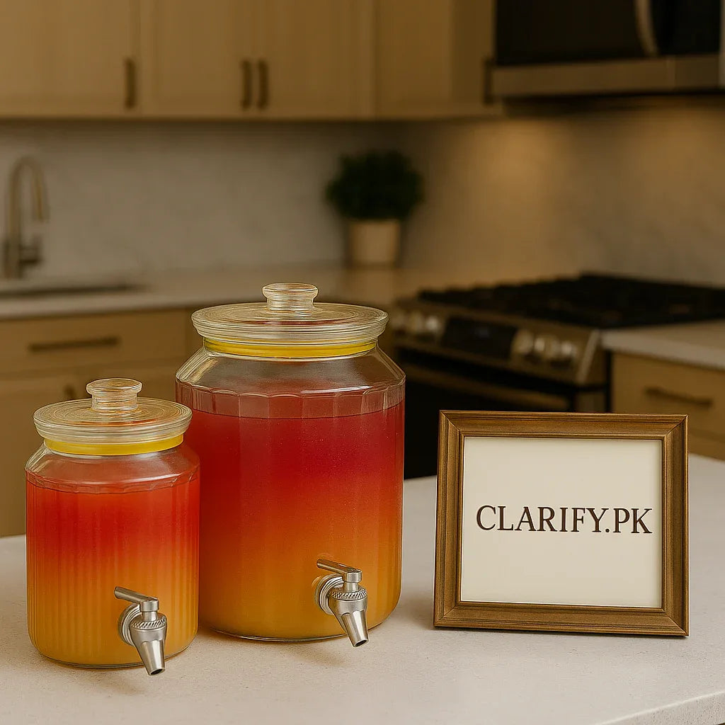 Acrylic Beverage Cooler – Large Drink Dispenser - Clarify.pk