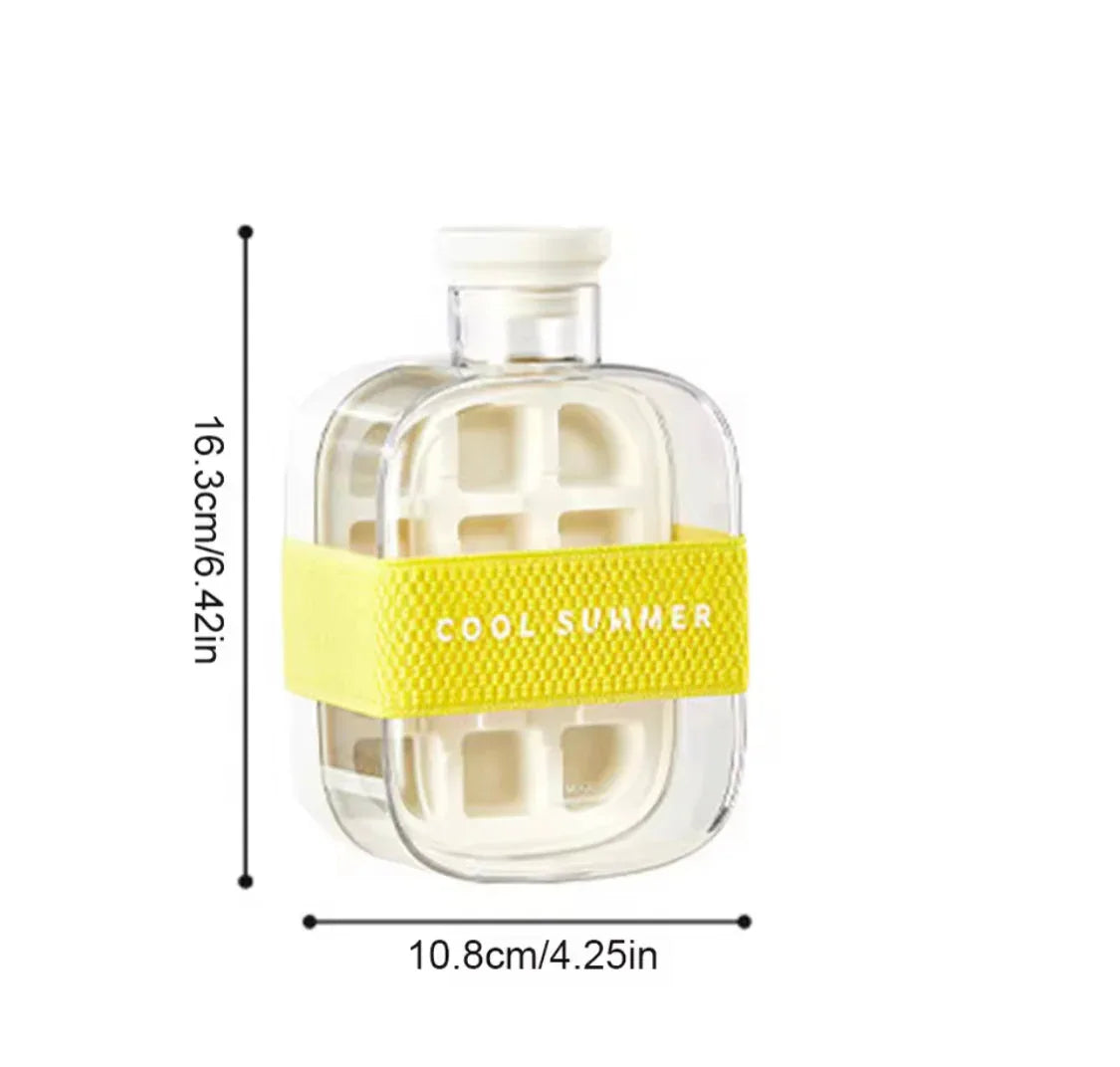 Silicone Ice Cube Tray with Straw - Leakproof - Clarify.pk