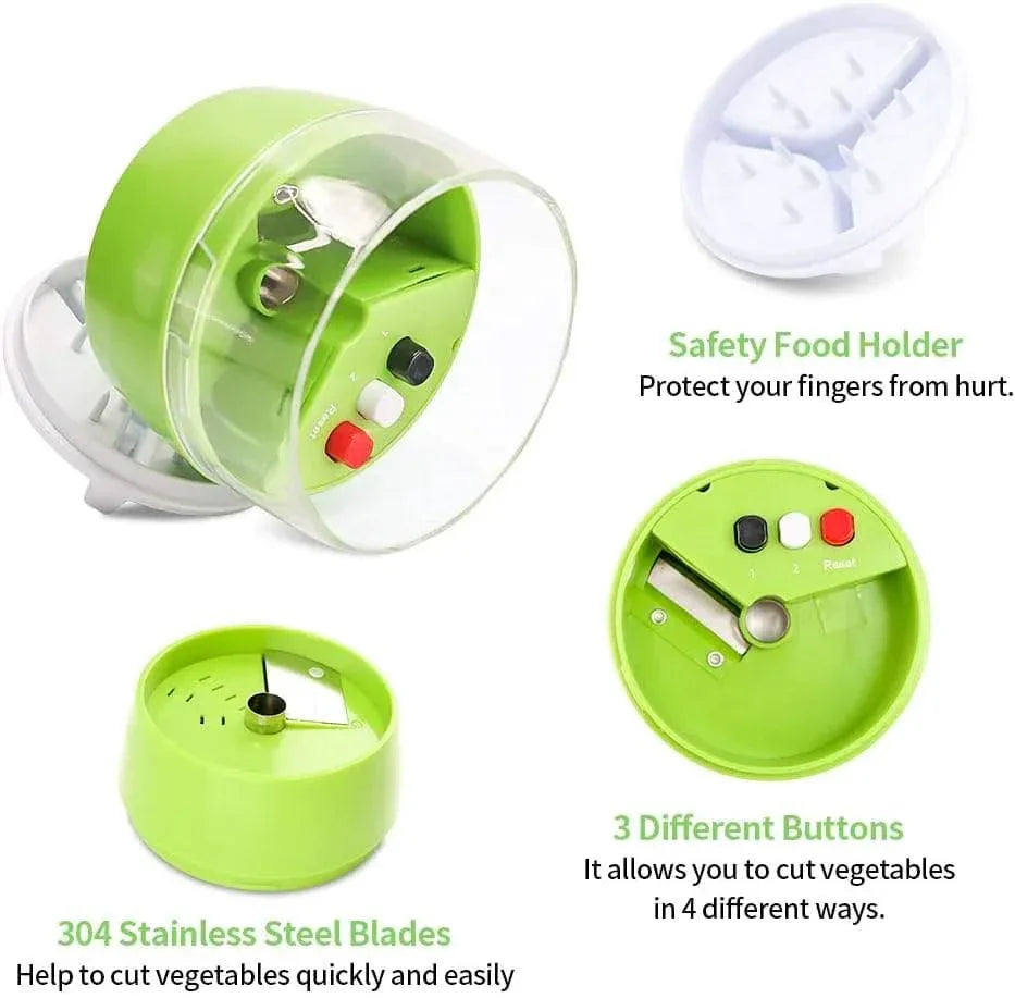 4in1 Vegetable Spiral Cutter for Healthy Meals and Creative Recipes - Clarify.pk