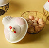Hen Shaped Egg Basket with Lid - Large Capacity Chicken Egg Holder & Kitchen Storage