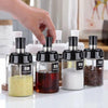 6 Pcs Rotating Spice Rack Organizer for Kitchen Storage - Clarify.pk