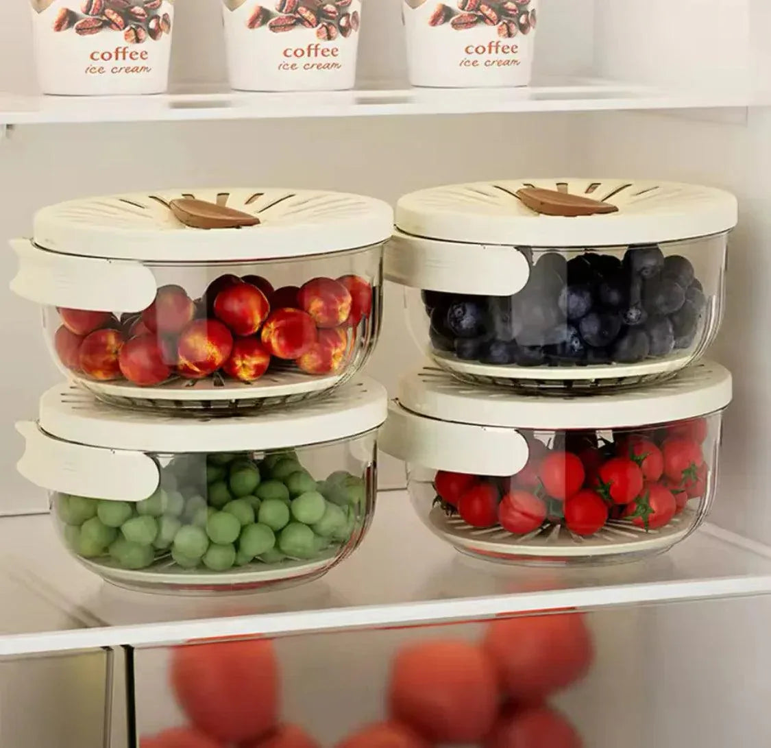 Vegetable and Fruit Washing Bowl for Easy Cleaning and Food Prep - Clarify.pk