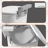 Hanging Cabinet Trash Can with Lid – Kitchen Door & Wall Mounted Waste Bin