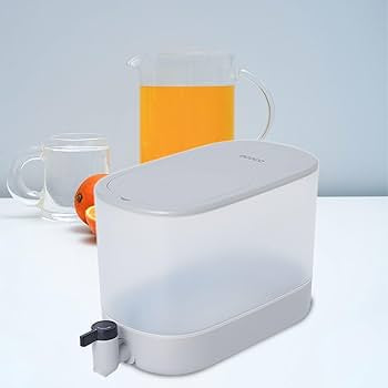 4L Large Capacity Fridge Water Dispenser, Household Refrigerator Beverage Dispenser, Fruit Drink Dispenser, Teapot Cool Bucket Kitchen Drinker Kettle