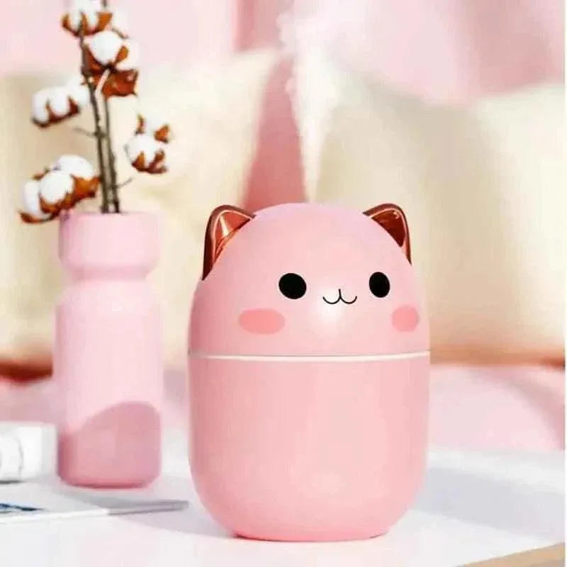 200ml Cat Humidifier - Adorable Cute Cat Design for Home and Office - Clarify.pk