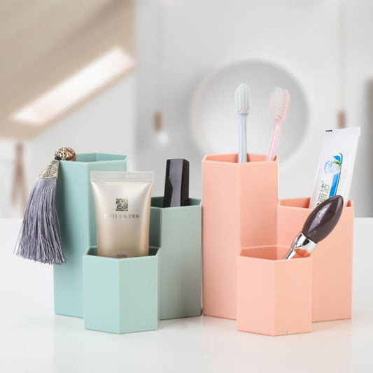 Honeycomb Desk Pen Holder - Hexagonal Office Organizer