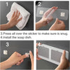 Wall-Mounted Soap Dish Holder with Lid – Double Grid Drain Box, Punch-Free