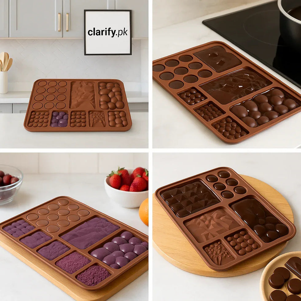 Chocolate Design Silicone Mold – Non Stick & Reusable