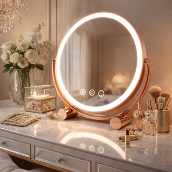 Premium LED Desktop Makeup Studio Mirror AJF