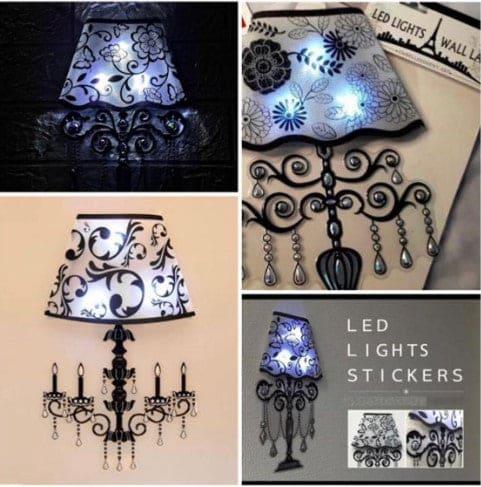 3D LED Wall Light for Bedroom - Stylish Decor - Clarify.pk