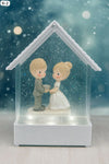 LED Couple Snow Globe – Romantic Rechargeable Gift Light - Clarify.pk