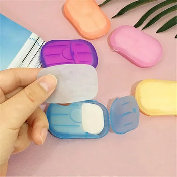4 Box Travel Soap Paper Sheets with Case - Clarify.pk