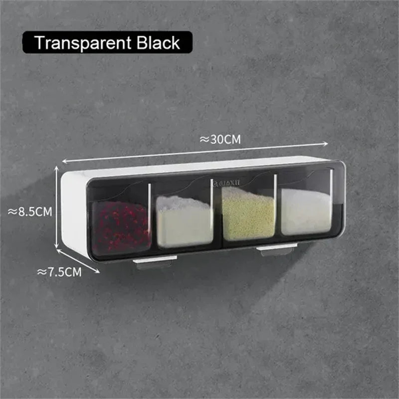 4 in 1 Spice Container Organizer – Wall Mount