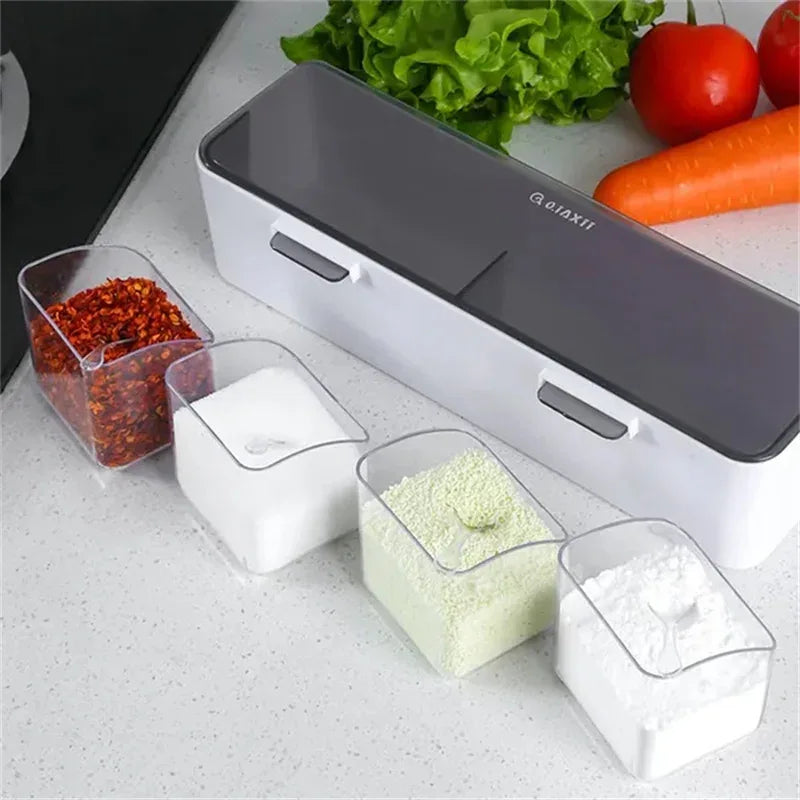 4 in 1 Spice Container Organizer – Wall Mount