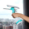 4-in-1 Window Glass Cleaner Tool with Spray Bottle - Clarify.pk