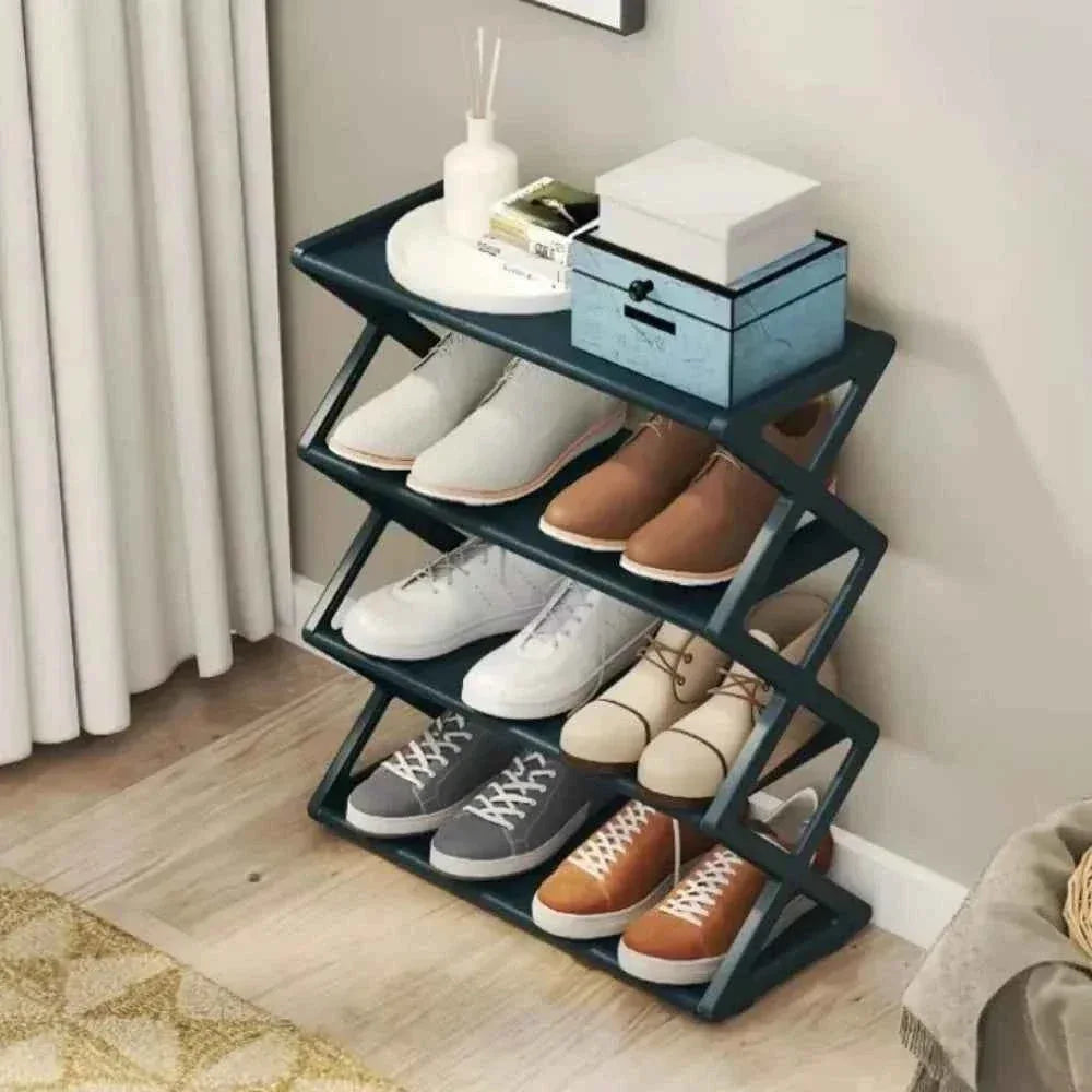 4 Layer Shoe Rack Home Assembly Stand - Clarify.pk