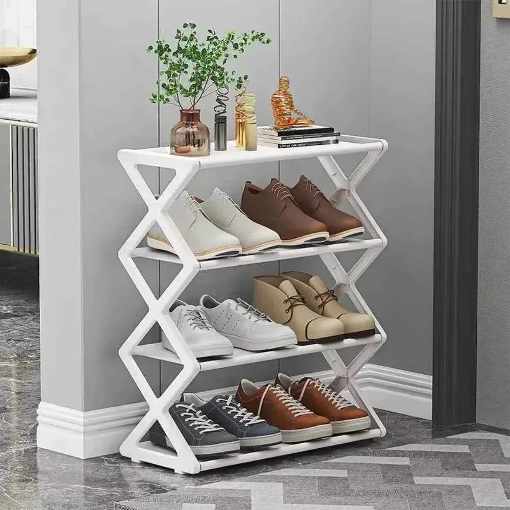 4 Layer Shoe Rack Home Assembly Stand - Clarify.pk