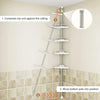 4 Tier Bathroom Storage Rack - Space-Saving Organizer - Clarify.pk
