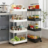 4 Tier Slide Organizer Shelf for Kitchen Storage - Clarify.pk