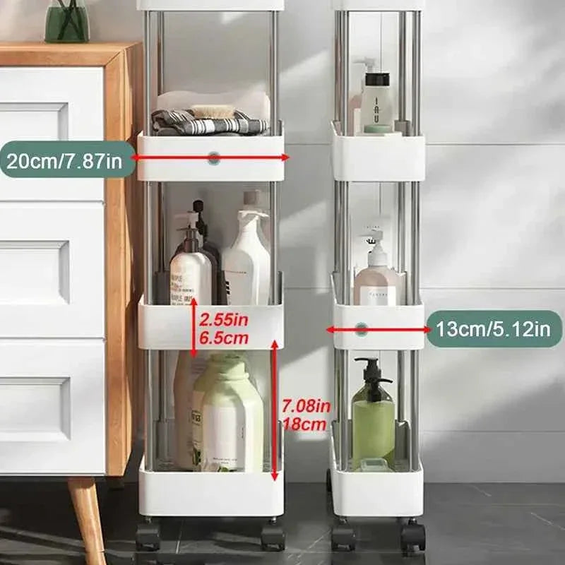 4 Tier Slide Organizer Shelf for Kitchen Storage - Clarify.pk