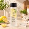 400ml Glass Water Bottle with Carry Loop (Random Color)