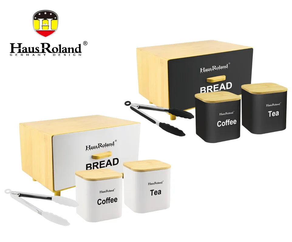 3pcs Bread Box Set with Tong – Kitchen Storage - Clarify.pk