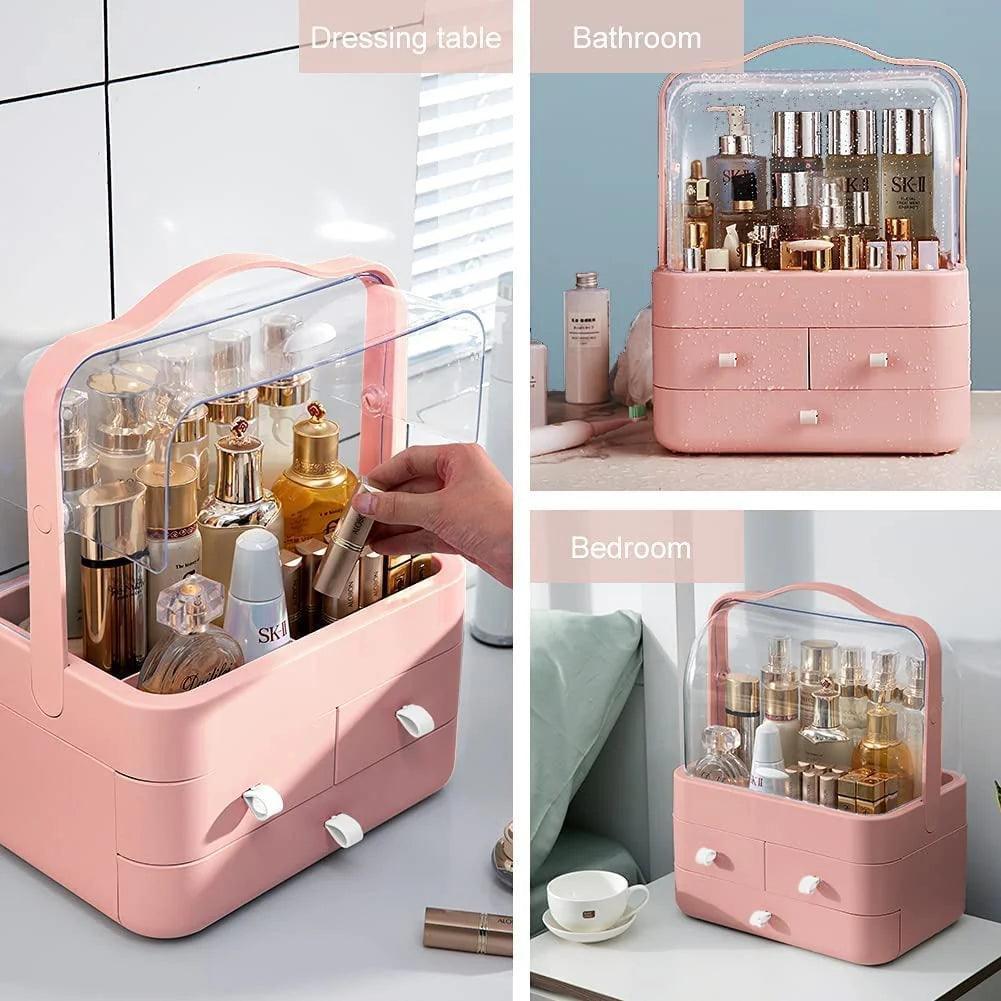 Cosmetic Organizer with Drawers: 3-Drawer Makeup Storage Solution - Clarify.pk