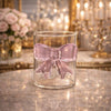 Aesthetic Bow Glass Mug – Coquette Drinkware