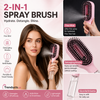 2-in-1 Fine Mist Spray Hair Brush