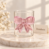 Aesthetic Bow Glass Mug – Coquette Drinkware