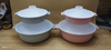 2-Piece Microwave-Safe Serving Bowl Set with Lids IT