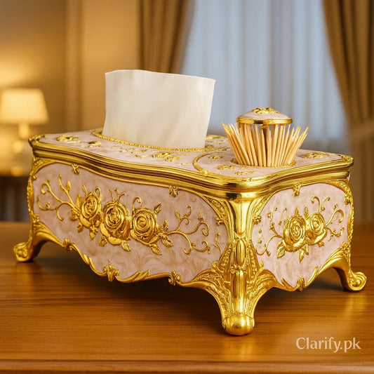 Plastic Toothpick & Tissue Box – Kitchen & Dining Organizer - Clarify.pk