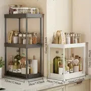 Multi-Functional Kitchen Spice Rack & Under-Sink Organizer - Clarify.pk
