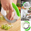 Circular Rolling Knife - Stainless Steel Vegetable Cutter