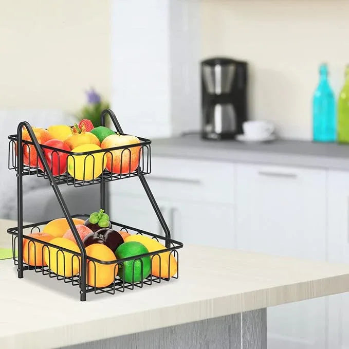 2 Layer Multipurpose Stand – Metal Storage Rack - Clarify.pk