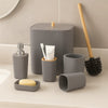 Premium 6-Piece Bathroom Accessory Set – Sophisticated Slate Grey