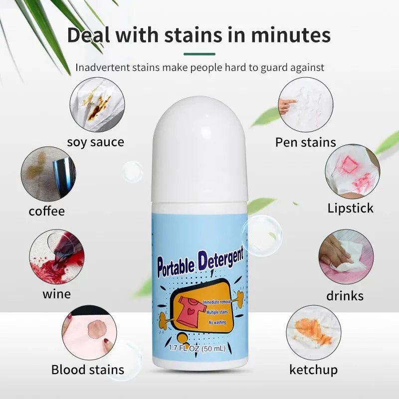 Portable Stain Remover - Rolling Bead Stain Remover for Easy Cleaning and Travel - Clarify.pk