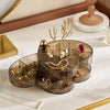 3 Layer Acrylic Deer Jewelry Organizer for Elegant Storage Solutions