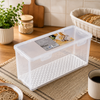 Bread Storage Box - Airtight Snap-Lock Bread Container