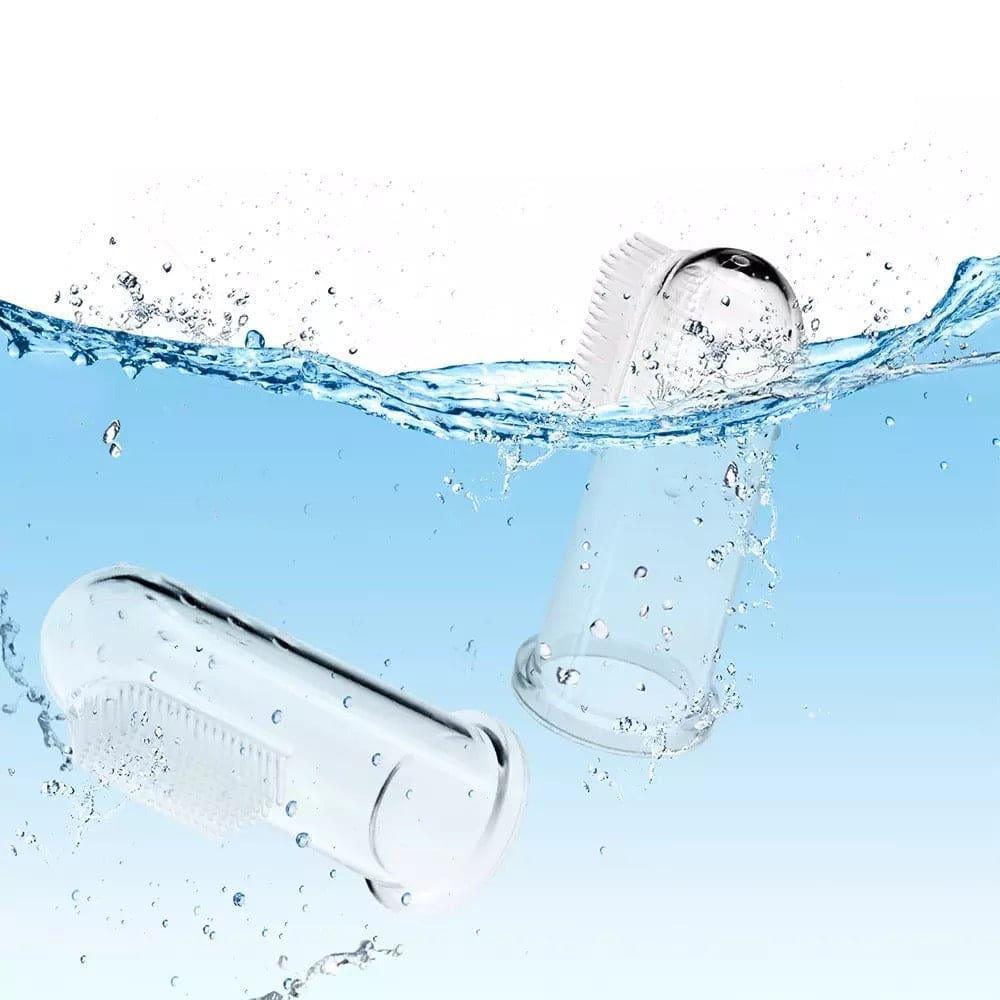 Baby Silicone Toothbrush - Soft Finger Toothbrush for Infants - Clarify.pk