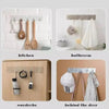6 Transparent Wall Hooks for Kitchen and Bathroom Organization - Clarify.pk