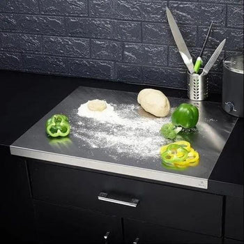 Stainless Steel Cutting Board for Vegetable Preparation - Clarify.pk