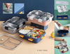 Leakproof 3-Compartment Stainless Steel Lunch Box Set