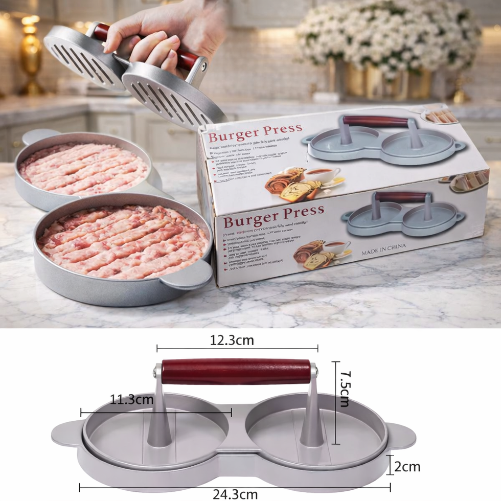 Ultimate Hamburger Meat Press & Patty Maker Kit