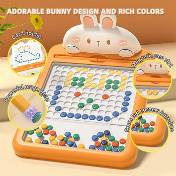 Magnetic Dots Board Game – Fun Strategy Play for Kids & Adults - Clarify.pk